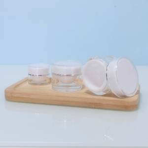Envase de Lujo de Doble Pared Transparente de 1oz 10g 15g 30g 50g, Tarro de Plástico Acrílico para Cosméticos, Polvo, Crema, con Tapa - Product Image 3