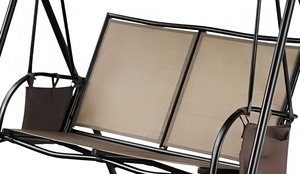 Sedia a dondolo da giardino all'aperto in stile moderno - Product Image 3