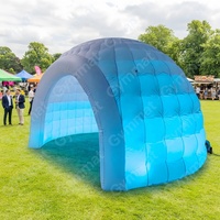 Dôme de réception gonflable, tente LED gonflable, tentes igloo pour événements, abri imperméable pour salon professionnel en plein air