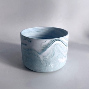 Cheap 9 Oz Cylinder Home Decor Candle Container Custom Candle <b>Jars</b> <b>Marble</b> Scented Candle Packaging <b>Jars</b> - Product Image 2