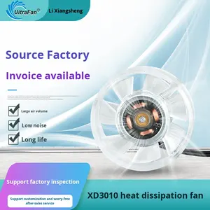 พัดลมระบายความร้อนขนาดเล็ก XD3010 แบบใส ใบพัด PC สีสันสดใส รูปทรงกลม DC 5V เสียงเบา ไม่มีลูกปืน - Product Image 2