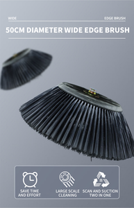 2000 मिमी स्वच्छ चौड़ाई पेशेवर नवीनतम संग्रह बंद कैब फर्श स्वेटर स्क्रबर विश्वसनीय गुणवत्ता घरेलू सक्शन मशीन - Product Image 3