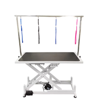 Table de toilettage pour animaux de compagnie, table élévatrice à ciseaux électriques, plateforme de levage robuste à hauteur réglable