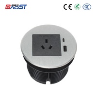 Téléphone intelligent USB Ordinateur portable Oeillet d'alimentation Canapé de bureau Prise de courant 1 prises 1 USB A Pour la maison et le bureau