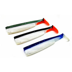 Swimbait 10cm 10.5g <span class=keywords><strong>Action</strong></span> facile queue de pagaie naufrage leurre souple pêche au brochet appâts de natation un crochet de plomb avec deux poissons - Product Image 1