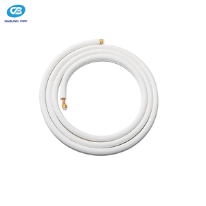 Tubería <span class=keywords><strong>de</strong></span> Cobre Aislada Personalizada <span class=keywords><strong>de</strong></span> 1/4, 3/8, 1/2, 3/4, 50 Pies para Aire Acondicionado - Product Image 1