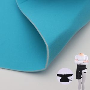 Werks anpassung Atmungsaktives, samt laminiertes Polyester schaum band Plain Sport Orthesen Knies tütze zur Bruch fixierung - Product Image 2