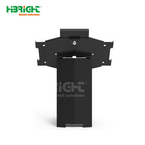 Soporte de Punto de Venta para Computadora Portátil, Diseño de Cableado Oculto, Panel Metálico Ajustable de Alto Brillo para Mostrador de Supermercado - Product Image 5