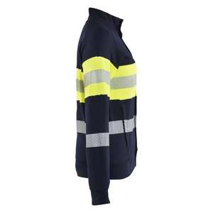 BLAKLADER - 347217628933XXL Sudadera Multinorm Hi-Vis para mujer Zip Azul marino/Amarillo Hi-vis-EAN 7330509891681 ROPA DE TRABAJO DE 2017 - Product Image 4