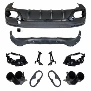 Difusor Trasero con Punta de Escape para Mercedes-Benz GLB X247, Juego Completo en Material PP, Estilo AMG para GLB180 200, Modificación - Product Image 3