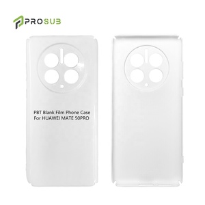 Prosub blanc Sublimation accessoires de couverture de téléphone portable impression personnalisée PBT 3D Sublimation coque de téléphone pour <span class=keywords><strong>Huawei</strong></span> Mate 50 Pro - Product Image 2