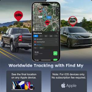 Localizador GPS para Automóvil Apple Find <span class=keywords><strong>My</strong></span>, Indetectable, Carga Rápida de Doble Puerto, Sin Cuota Mensual, Sin Tarjeta SIM - Product Image 2