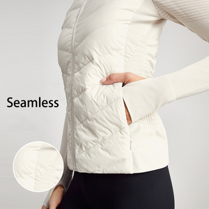 Veste coupe-vent pour femmes de haute qualité, 90% <span class=keywords><strong>duvet</strong></span> <span class=keywords><strong>d</strong></span>'<span class=keywords><strong>oie</strong></span>, légère, sans couture, logo personnalisé, veste <span class=keywords><strong>d</strong></span>'équitation coupe-vent pour femmes - Product Image 6