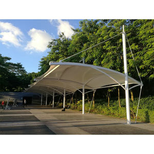 Structure de tente en tissu pour toit, membrane de toiture en PVDF PTFE durable pour extérieur, abri de toit, abri de garage, auvent de stationnement pour voiture - Product Image 4