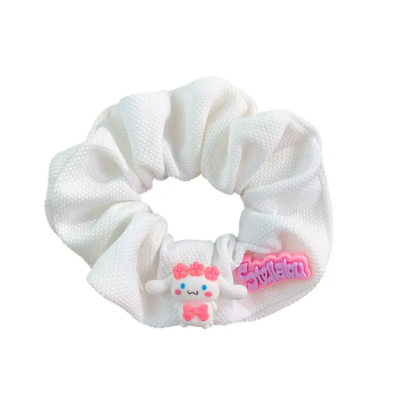 Lovely Cartoon Cinamoroll Kuromi Hair Rope Girls Head Flower