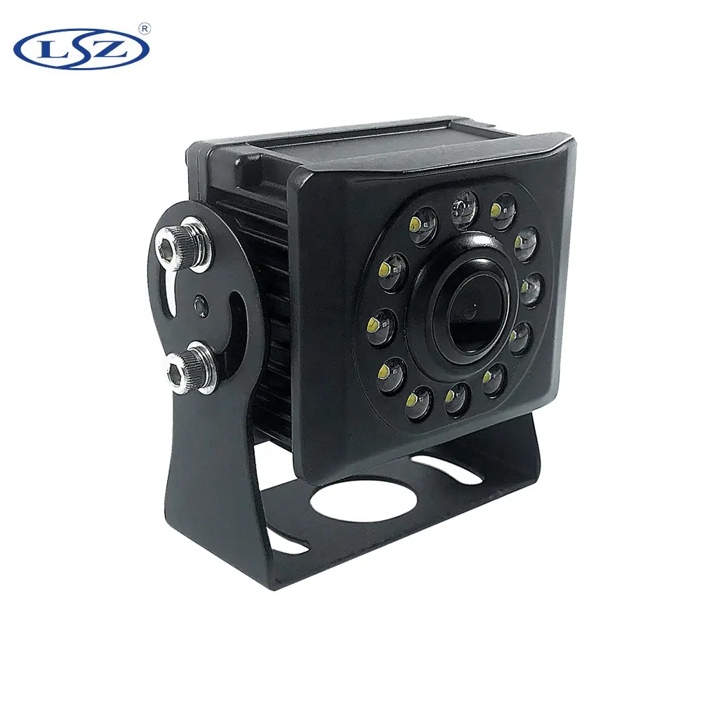 Custodia in metallo IR night vision HD 1080P telecamera per retromarcia/anteriore per auto per sistema di localizzazione di sicurezza per punti ciechi del veicolo