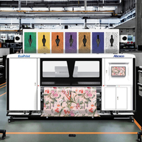 Atexco Ecoprint Imprimante numérique automatique 24 têtes à grande vitesse pour l'impression de tissus en soie à encre pigmentée Industrie textile du Kirghizistan