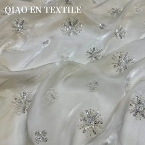 Handmade Hanfu Tang Phù Hợp Với Hàng Đầu Ăn Mặc Quốc Gia Nặng Thêu Đông Lạnh Vải Mùa Xuân Mùa Hè Nhà Dệt Sheer Không Dệt - Product Image 3