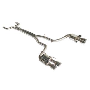 Système d'échappement Catback en acier inoxydable poli miroir de haute qualité 1,5 mm pour Maserati Ghibli 3.0T, son agressif Vortex - Product Image 1