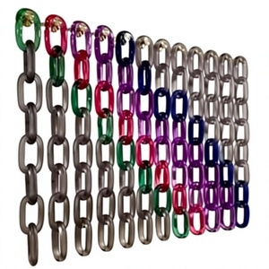 Décoration murale en macramé en résine, chaîne faite à la main, forme ronde, motif vertical, lot multi-pièces pour la maison, le salon - Product Image 1