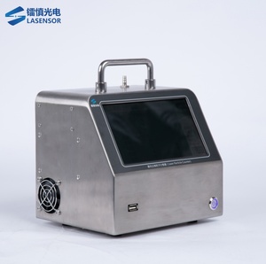LASENSOR의 LPC-S101 휴대용 입자 계수기 6채널 2.83L/분 유량 7인치 터치 컬러 스크린 5시간 배터리 수명 316L - Product Image 5