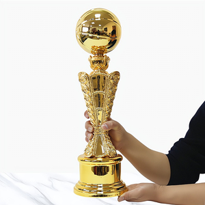 Usine <span class=keywords><strong>personnalisée</strong></span> Golden Resin Trophy Cup Awards Heavy Large Basketball Trophy Awards Souvenir OEM ODM Big Sport Trophy Cups - Product Image 1