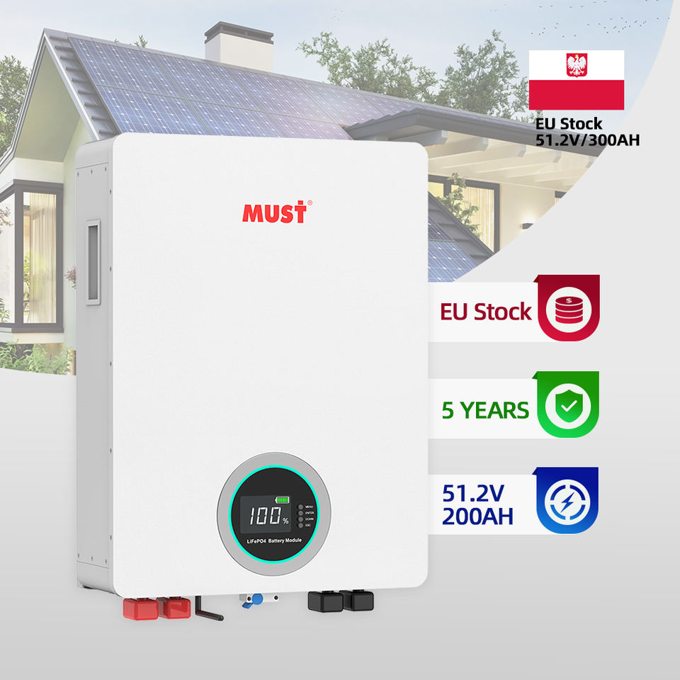 LP1600 15.36KWH Large Capacity Stacked-mounted WIFI LITHIUM IRON ...