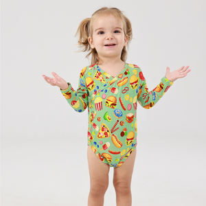 Combinaisons bébé fille personnalisées, combinaisons en bambou, combinaisons en coton pour bébés, tenues pour tout-petits, vêtements pour enfants - Product Image 1