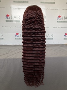 Marron # Perruque frontale complète 4x180% 13x4 13x6 en cheveux humains, de 12 à 42 pouces - Product Image 2