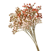 Bunga Babys-Breath Buatan (Plastik) Berbatang Panjang Warna Musim Gugur - Grosir Dekorasi Pernikahan, Dekorasi Rumah, Rangkaian Bunga