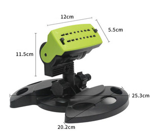 Arroseur oscillant à canon pivotant pour économie d'eau, pulvérisation uniforme, buse oscillante pour l'irrigation des parterres de fleurs et des jardins potagers - Product Image 3