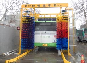 Machine de lavage de bus de type canal GB-360, équipement de lavage automatique pour autocars et camions, système de lavage de véhicules commerciaux 380V 15kW - Product Image 2