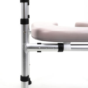 כסא שירותים לקשישים ומטופלים מתקפל מתכת לצד שירותים עזרי מקלחת כסא שירותים לקשישים ונכים - Product Image 5