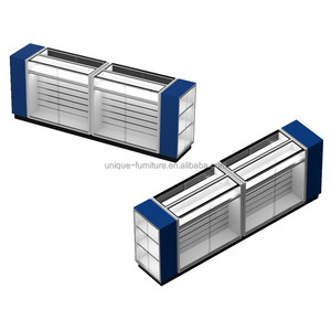 Mostrador <span class=keywords><strong>de</strong></span> exhibición <span class=keywords><strong>de</strong></span> vidrio <span class=keywords><strong>para</strong></span> teléfono móvil azul y blanco con lámpara <span class=keywords><strong>de</strong></span> luz Led idea <span class=keywords><strong>de</strong></span> mostrador <span class=keywords><strong>de</strong></span> tienda <span class=keywords><strong>de</strong></span> teléfono móvil - Product Image 2