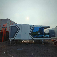 Cabine carrée EPS House en aluminium, revêtement blanc, populaire sur internet, pour hébergement, bureau mobile, hall d'exposition B