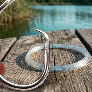 [Yooseung Industrial] Hameçon circulaire décalé robuste en acier inoxydable forgé, à ardillon, pour thon, pour la pêche en mer à la palangre - Product Image 3