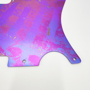 Cubierta Decorativa de Titanio de un Solo Orificio para Pastilla de Guitarra Eléctrica, Panel Protector Frontal Estándar, Color Morado - Product Image 5