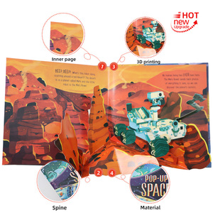 <strong>Book</strong> Printing House Custom Size Design Different <strong>Pattern</strong> 3 D <strong>Fold</strong> Kids <strong>Book</strong> Printing Hard Cover Children Study <strong>Books</strong> - Product Image 3