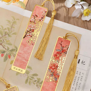 Großhandel Custom <span class=keywords><strong>Logo</strong></span> Messing Antike Lesezeichen Charme Modische Souvenir Blank Gravierbare DIY Geschenk - Product Image 1