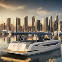 Yacht catamaran de luxe en alliage d'aluminium de 40 pieds Bateau à rames personnalisé de 12.36 m pour 12 personnes fabriqué en Chine