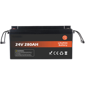 Baterai Lithium LiFePO4 24V 280Ah dengan Pemanas Otomatis 25.6V 300AH 200AH 100AH dengan Bluetooth untuk RV, Kapal, Tenaga Surya, Penyimpanan Energi Rumah - Product Image 6