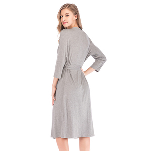 Ropa de dormir suave personalizada para mujer, ropa de dormir Sexy, conjunto de pijama, vestido de noche - Product Image 2