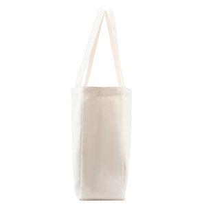 Bolsa de tela de algodón de gran capacidad con bordado de logotipo personalizado, bolsa de lona grande natural - Product Image 4