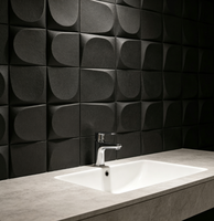 Carreaux muraux autocollants imperméables en PU à motif brique multicolore Nwa, 1 an de garantie, pour usage domestique et divertissement, style moderne