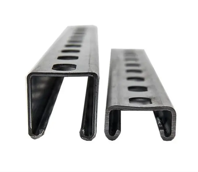 41*21mm and 41*41 mm galvanized steel channel gi strut channel slotted steel C channel