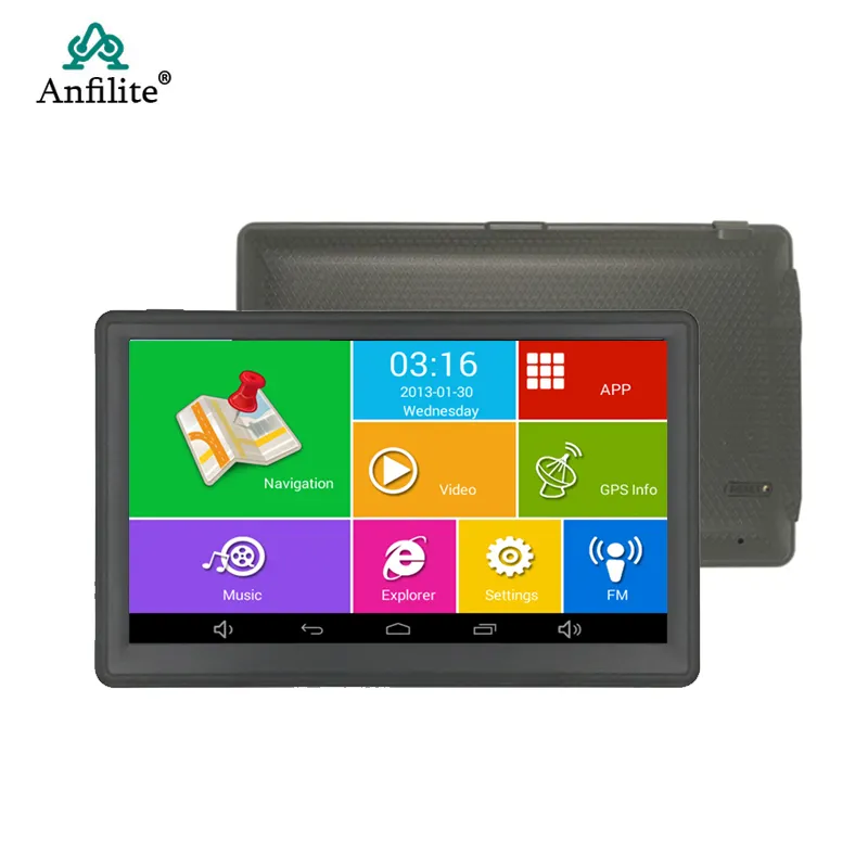 7 "Capacitieve Touchscreen 768M/16Gb Android MTK8127 Avin Gps Fm Gratis Kaart 3D Auto Gps navigatie