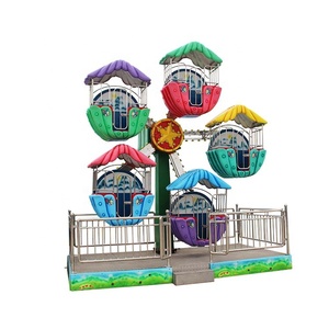 Manège pour enfants, attractions de parc d'attractions en plein air pour enfants, petite roue géante à 10 places - Product Image 6