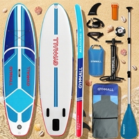 Nouvelle Arrivée Planche de Paddle Gonflable pour Sports Nautiques et Pêche 11 pieds Planche de Stand Up Paddle pour la Pêche