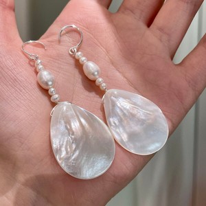 Boucles d'oreilles en forme de goutte d'eau, perles naturelles, style bohème pour femmes, bijoux de fête - Product Image 5