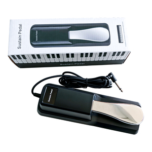 Accessoire d'instrument de haute qualité, pédale de sustain noire portable pour clavier de piano - Product Image 1
